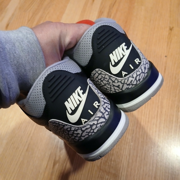 Jordan 3 Retro OG 'Black Cement' Streetwear/Lifestyle Shoes Size 7 Youth… - Picture 4 of 10